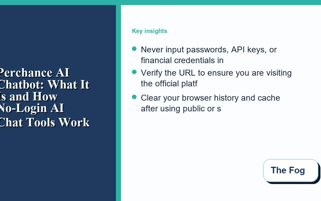 Perchance AI Chatbot: What It Is and How No-Login AI Chat Tools Work